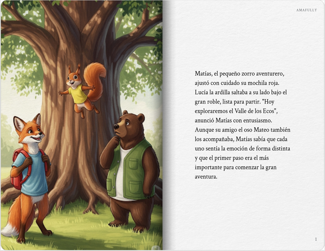 Page 1 of Matías and the Path of Brave Hearts
