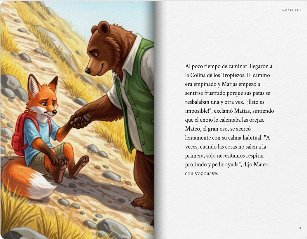 Page 2 of Matías and the Path of Brave Hearts