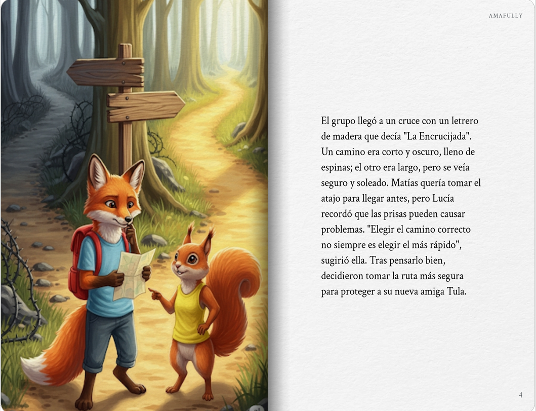 Page 4 of Matías and the Path of Brave Hearts