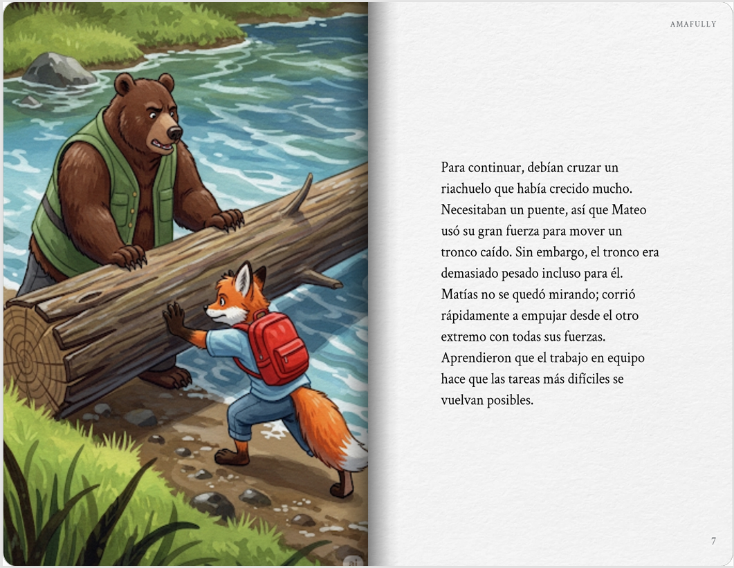Page 7 of Matías and the Path of Brave Hearts
