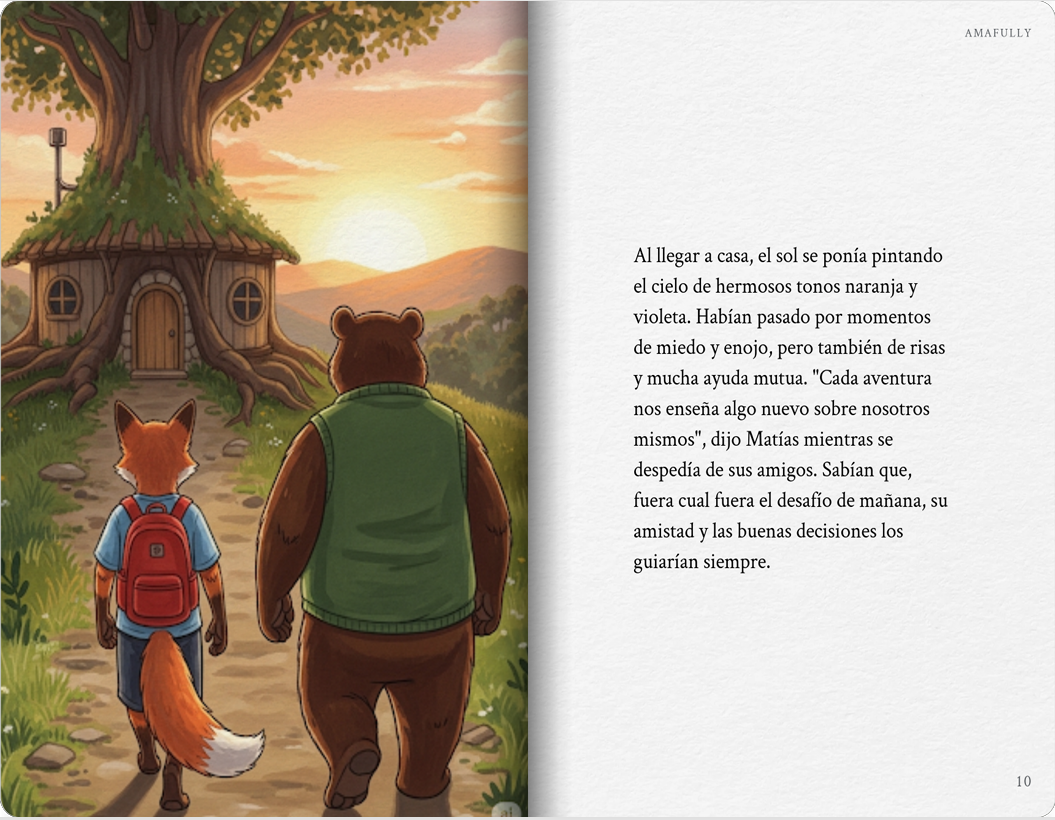 Final page of Matías and the Path of Brave Hearts
